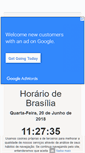 Mobile Screenshot of horario-brasilia.com