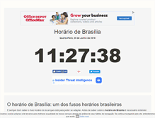 Tablet Screenshot of horario-brasilia.com